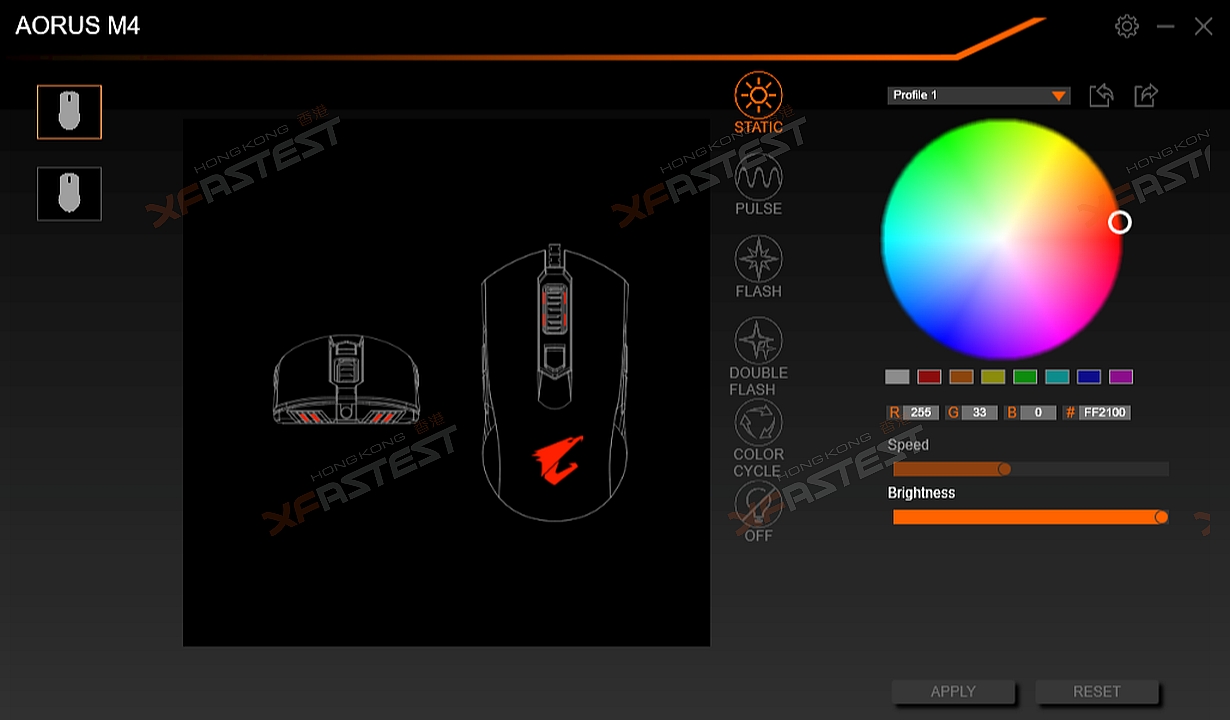 [XF 開箱] 左手右手一樣咁就手 GIGABYTE AORUS M4 電競滑鼠 - XFastest Hong Kong