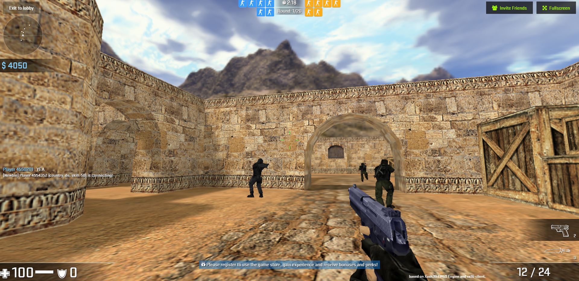經典槍 Game 重現 !! CS 1.6 推出網頁版，瀏覽器直玩免安裝，立即回味從前 !! - XFastest Hong Kong